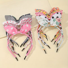 10pcs Polka Dot Heart Floral Star Headbands for Girls