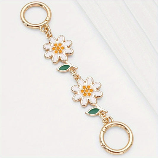 Metal Textured Purse Strap Extender Chain for Handbags