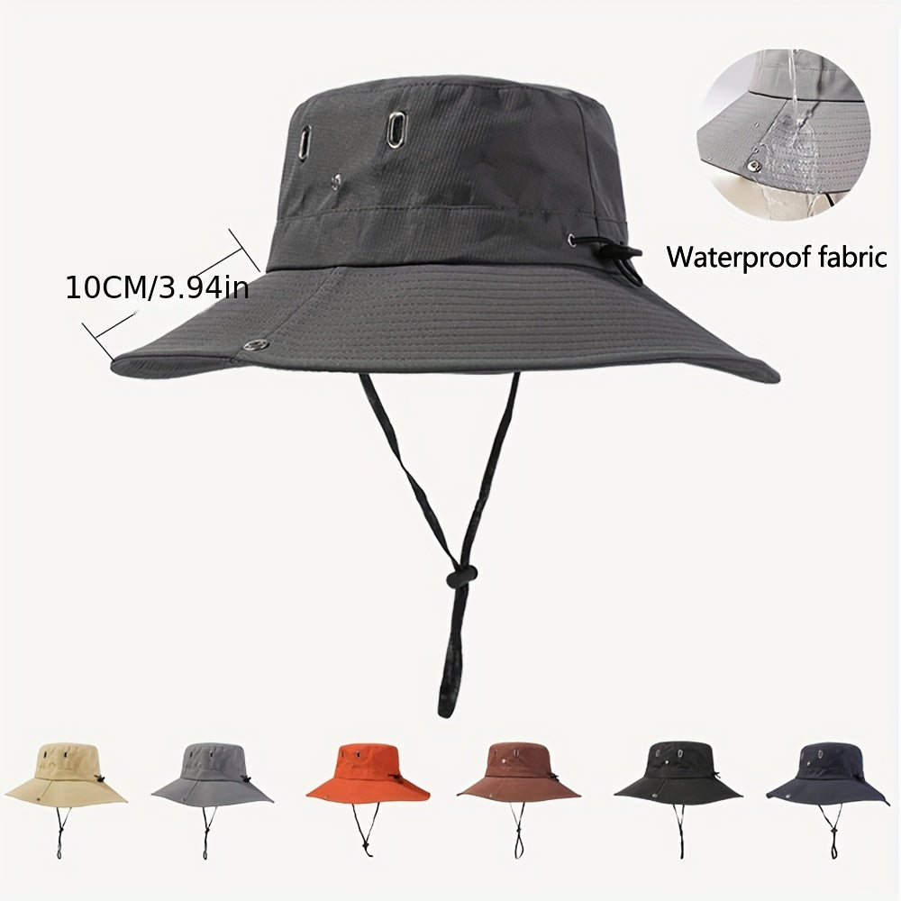 Wide Brim Sun Hat for Men Women Outdoor Fisherman Hat