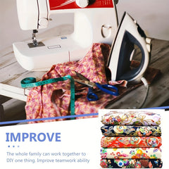 5pcs Japanese Style Fabric Squares Printed Cotton Wrapping Cloth Quilting