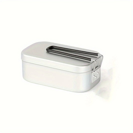 Portable Aluminum Lunch Box for Outdoor Camping