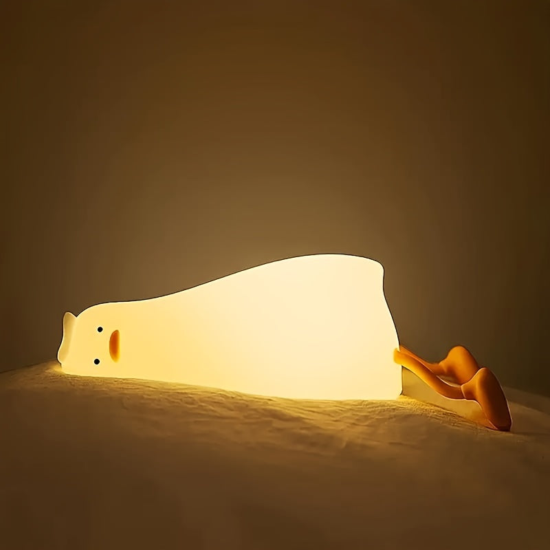 Duck Night Light LED Novelty Lamp 3 Level Dimmable Rechargeable
