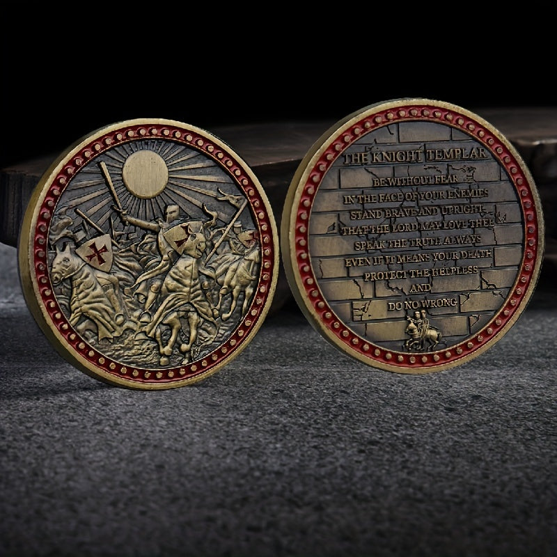 Temple Knights Challenge Coins Collectible Coins Collection And Gift