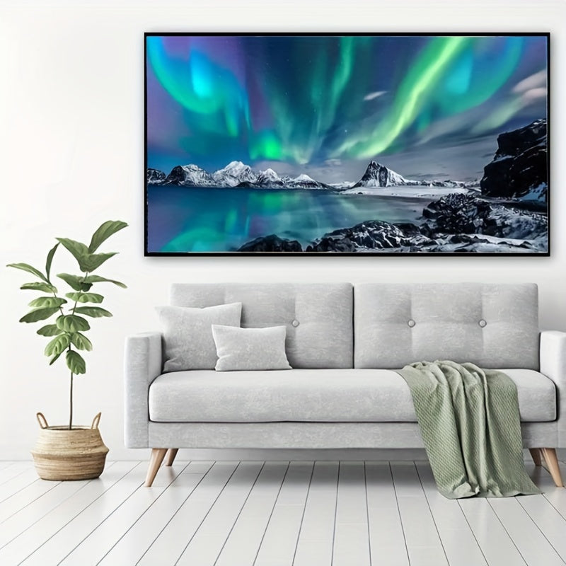 Full Diamonds Painting Set - Aurora Pattern - Wall Decoration & Gift