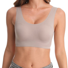 Seamless Wireless Lounge Unlined Scoop Bra