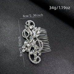 Crystal Hair Comb Bridal Insert Comb Head Decoration
