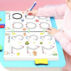 33 Page Pen Control Training Erasable Pen Focus Logical Thinking Puzzle for Kids