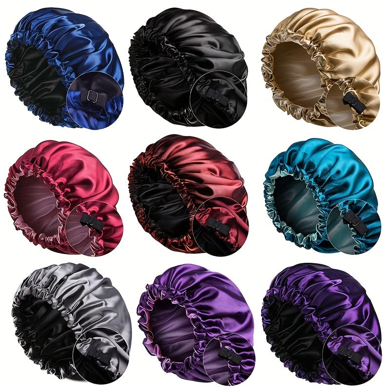 Double Layered Large Lace Sleeping Cap Bath Cap