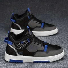 Men's High Top Thermal Sneakers with Fuzzy Lining