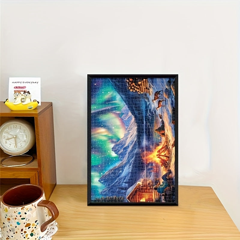 1000pcs Mini Jigsaw Puzzle 38x26cm Portable Paper Puzzle