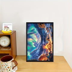 1000pcs Mini Jigsaw Puzzle 38x26cm Portable Paper Puzzle