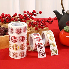 500pcs Red Envelope Gift Sealing Sticker