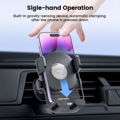 3D Foldable Gravity Car Phone Holder Vent Clip For Smart Phones