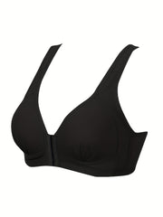 Front Buckle Wireless Bra Comfy Push Up Bra