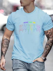 Men's California Graphic Print Crew Neck T-shirt