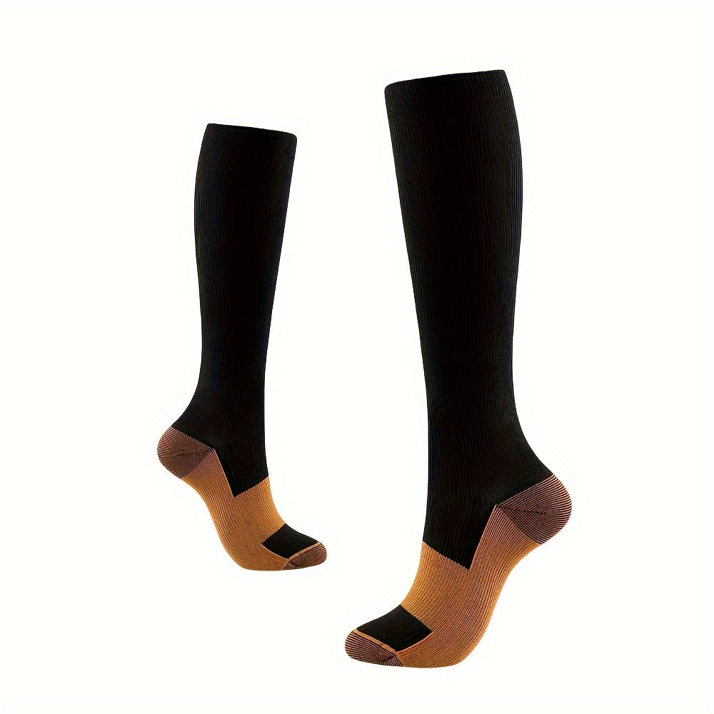 Compression Socks Outdoor Sports Fitness Running Yoga Mid calf Socks