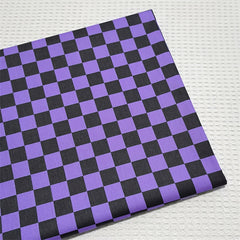 8pcs Checkerboard Fabric 9.8x9.8in Buffalo Check Cotton Fabric for Sewing DIY