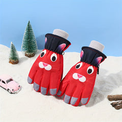 Waterproof Windproof Cartoon Skiing Gloves