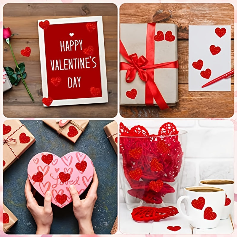 500 Thank You Love Stickers Holiday Decoration Gift Roll