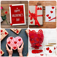 500 Thank You Love Stickers Holiday Decoration Gift Roll