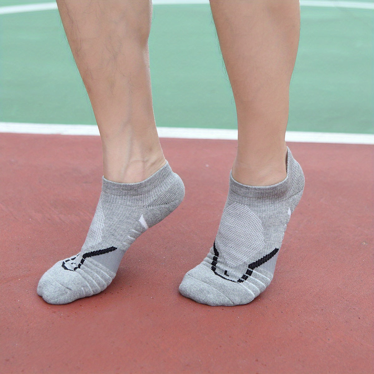 Men's Thick Padded Sports Socks Polyester Ankle Socks