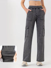 Cargo Pants Loose Fit Wide Legs Casual Jeans