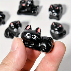 Resin Kitten Desktop Accessories for Car Decor