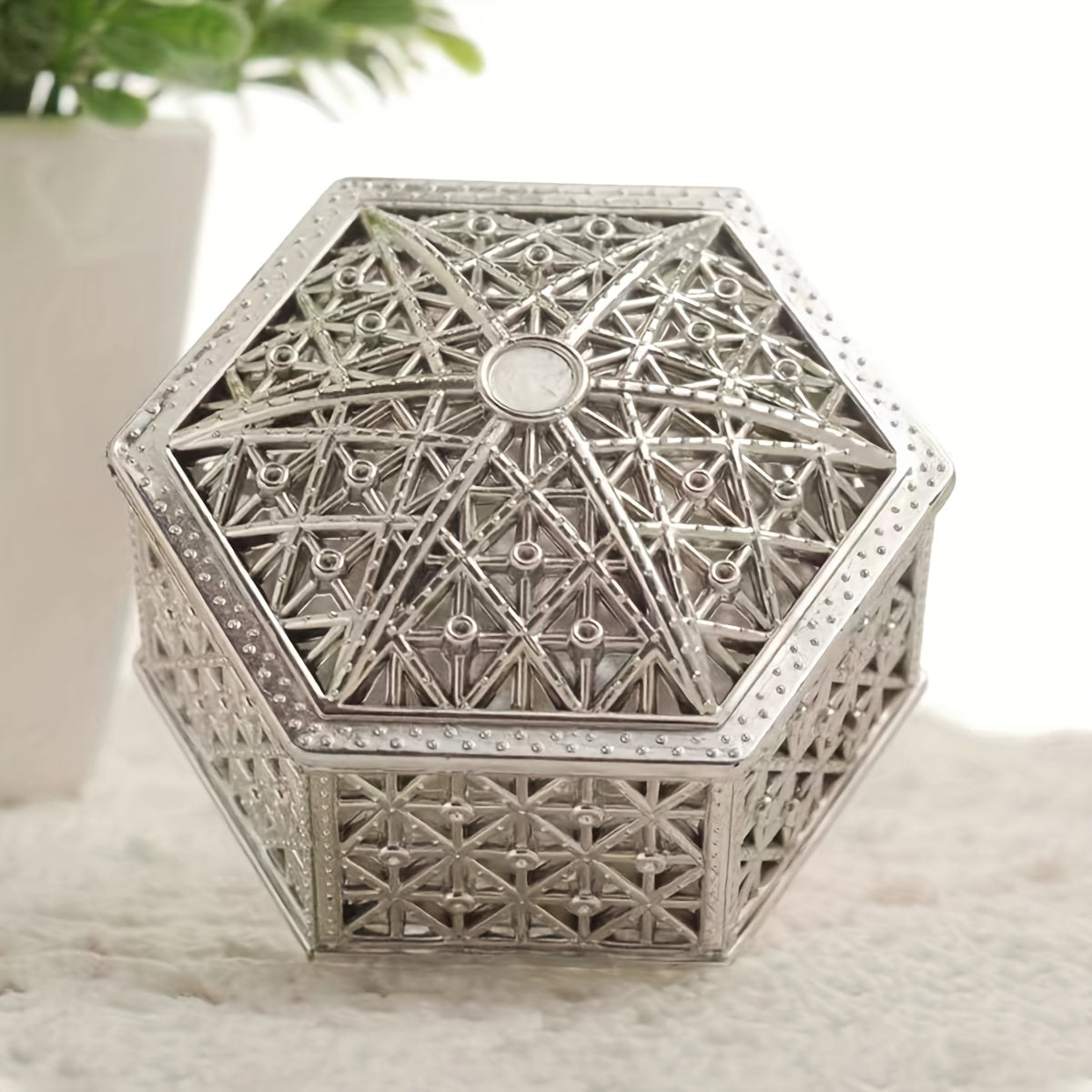 Hexagonal Candy Box Wedding Storage Party Supplies