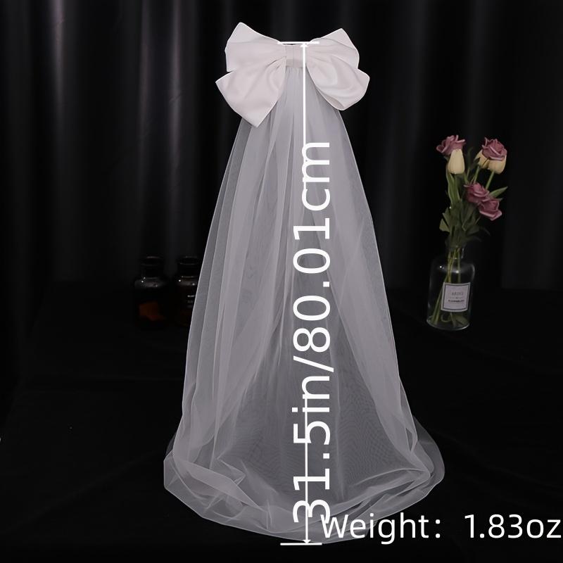 Bow Bridal Veil Women Bride Party Wedding Bridal Accessories Jewelry Veil