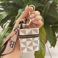 Mini Purse Key Chain Small Pocket Bag Wallet Earphones Storage Case