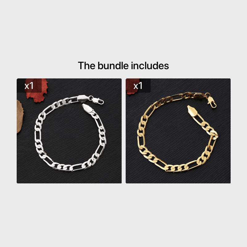 Men's Golden Link Bracelet