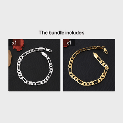 Men's Golden Link Bracelet