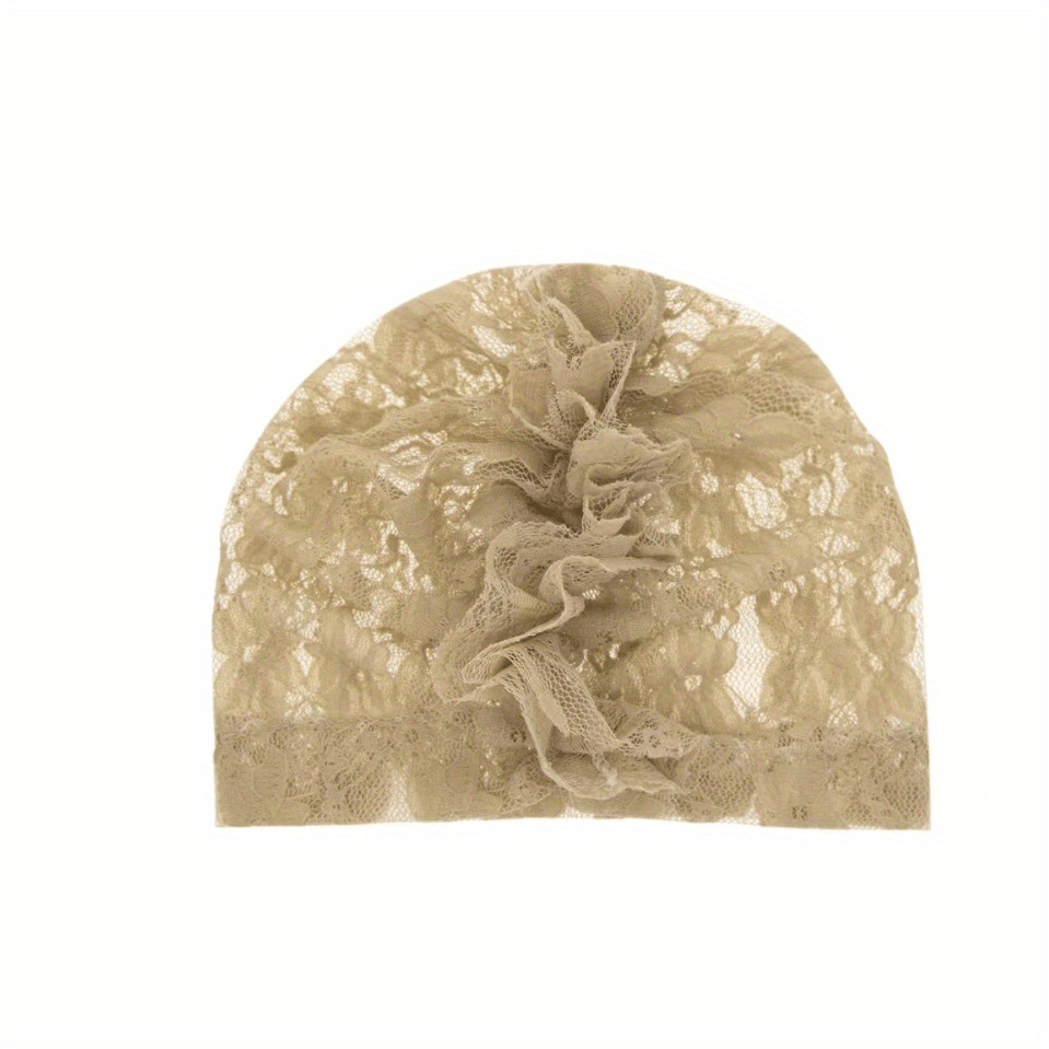 Breathable Lace High Elastic Cap Hair Accessories for Baby Girls and Boys
