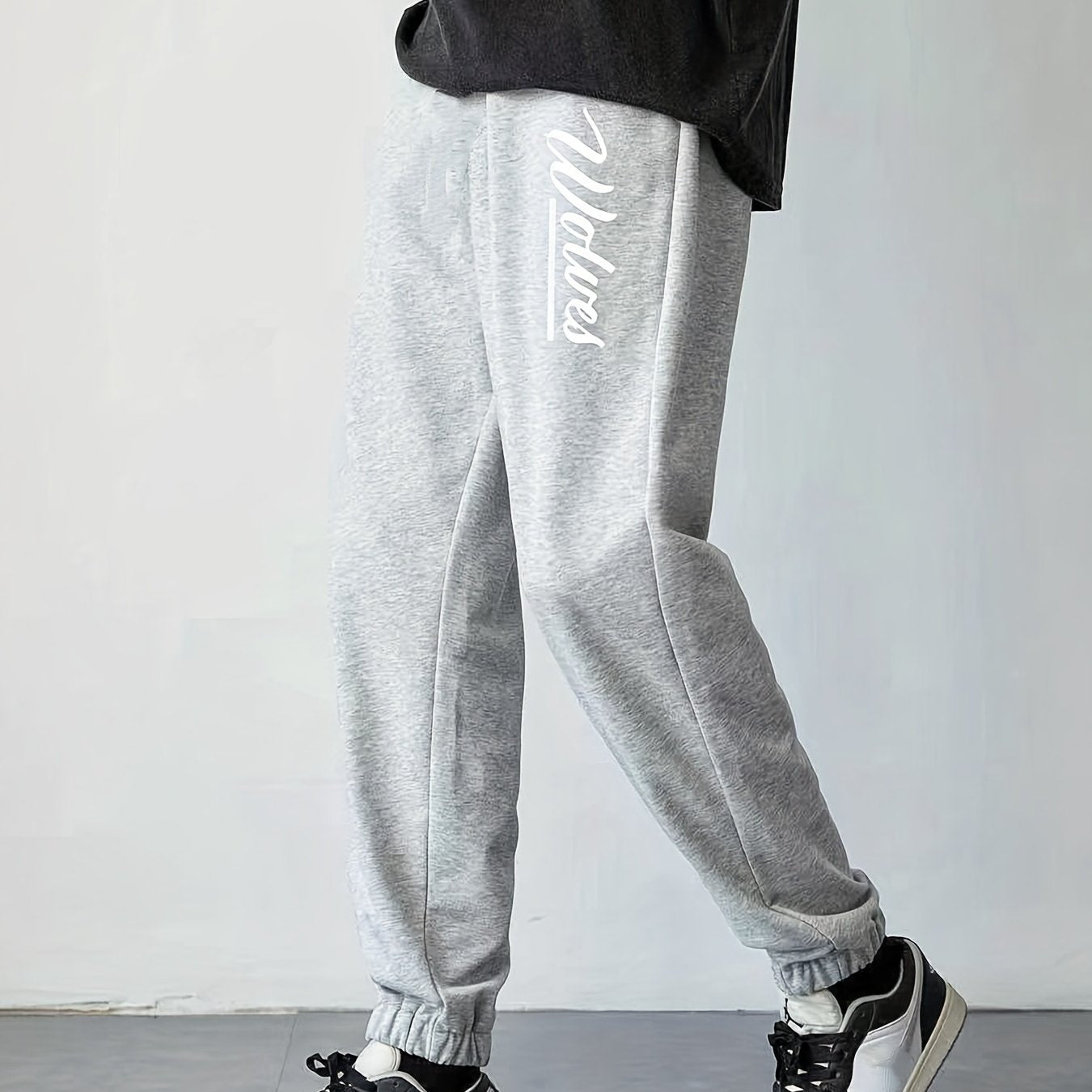 Men's Casual Letter Print Joggers Sweatpants