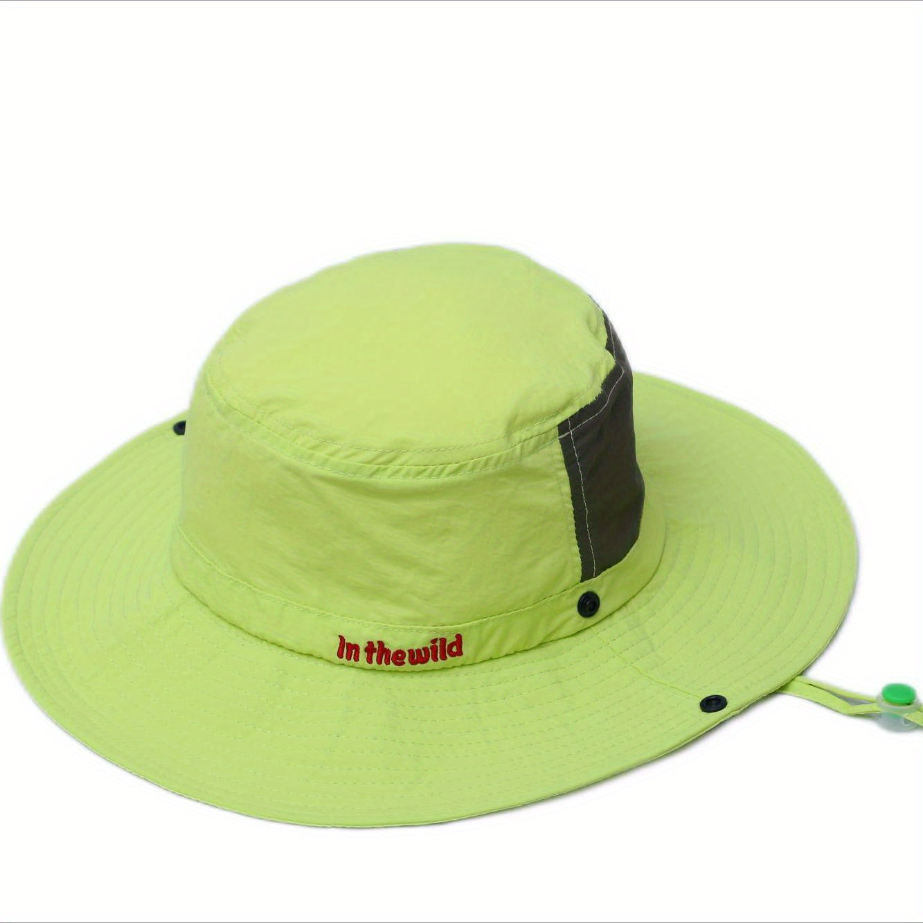 Olive Casual Sun Hat for Mountaineering Fishing Men Women