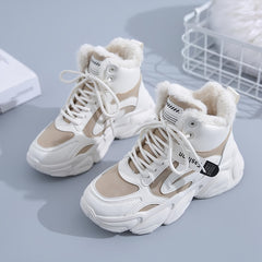 Women's Fleece Lined High Top Sneakers