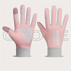 Velvet Touch Screen Windproof Coldproof Gloves for Men and Women