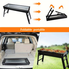 Portable BBQ Charcoal Grill for Camping Picnics Garden