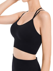3pcs Wireless Double Straps Bra Set