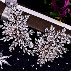 Crystal Hair Combs Wedding Accessories Rhinestone Headpiece
