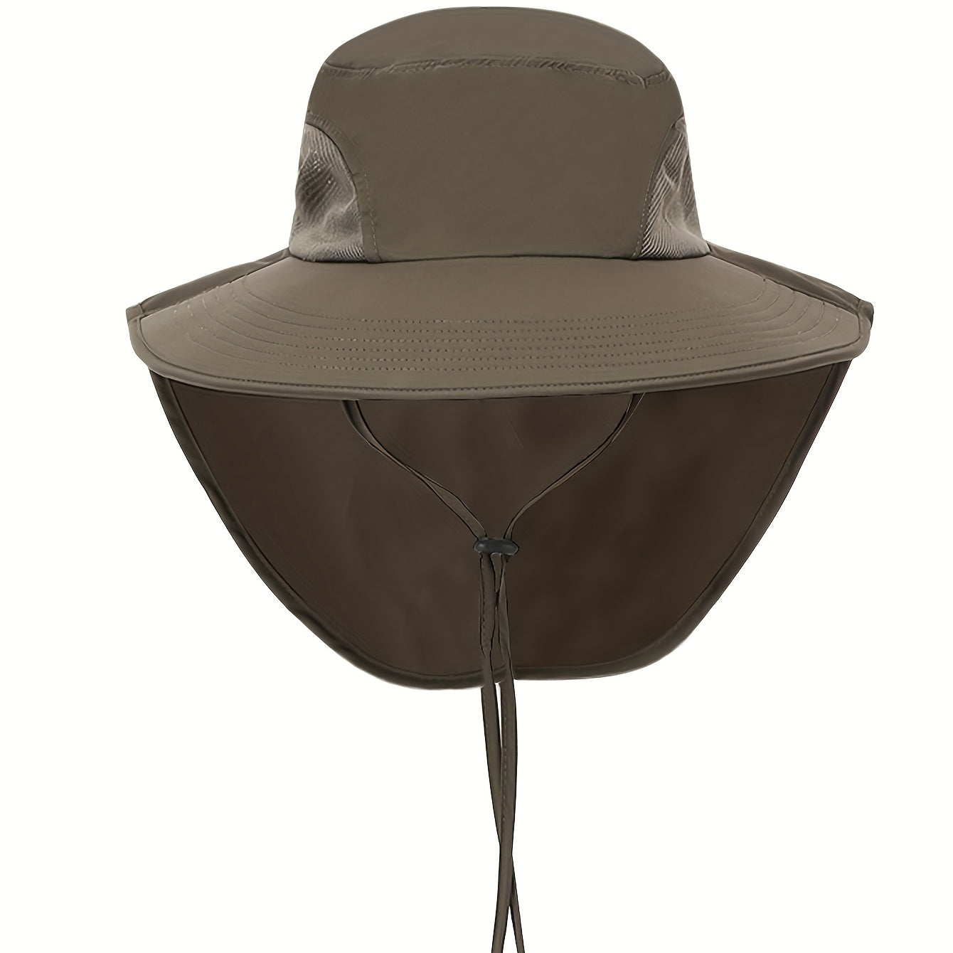 Sunshade Men's Bucket Hat with Face Covering for Fishing