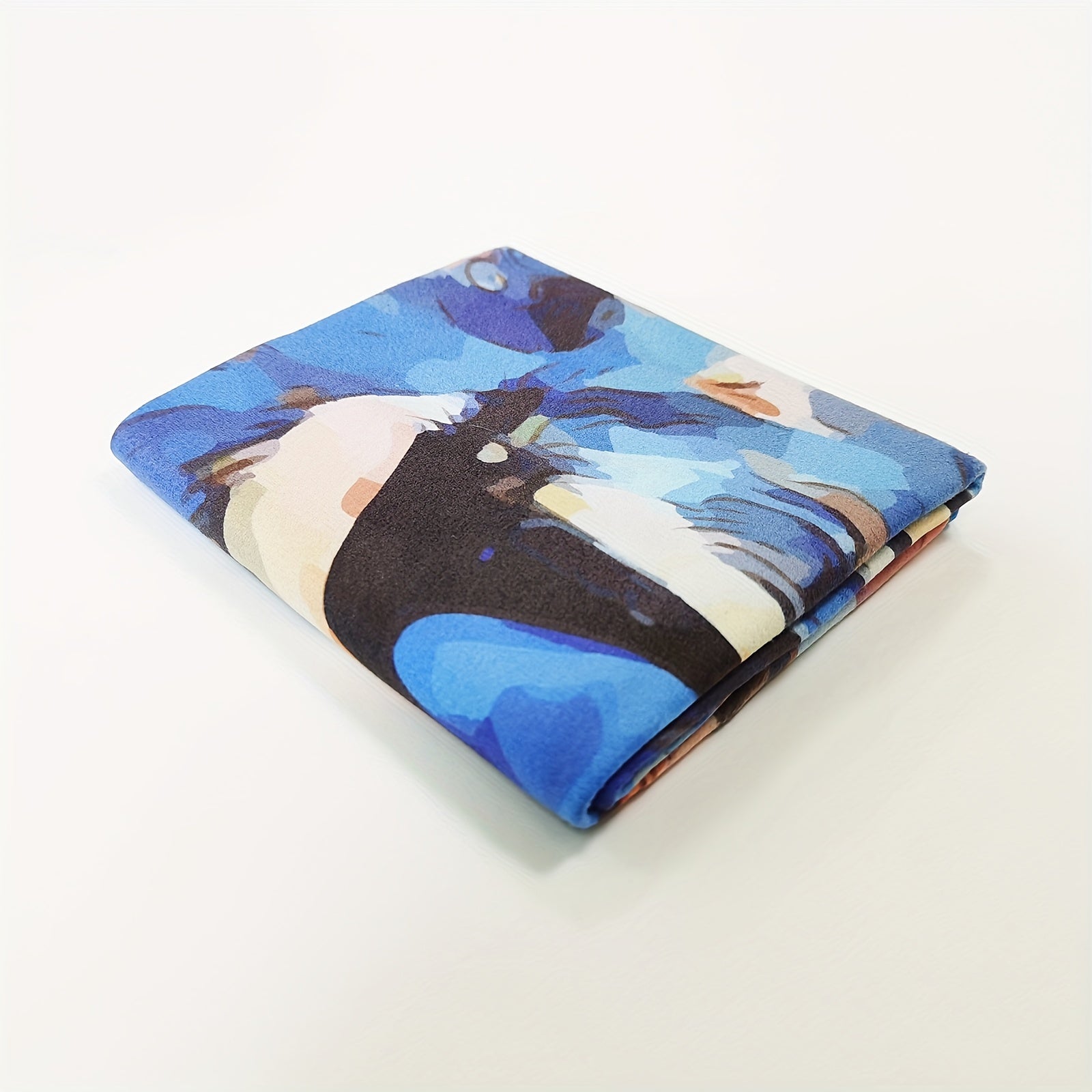 Cat Pattern Hand Towel Microfiber Quick Drying Soft Face Towel
