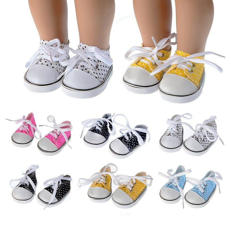 18 Inch Doll Dot Toy Doll Dress Up Accessory Shoes