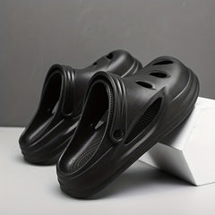 Men's Lightweight Comfy Clogs Hollow Out Non Slip Garden Shoes Summer