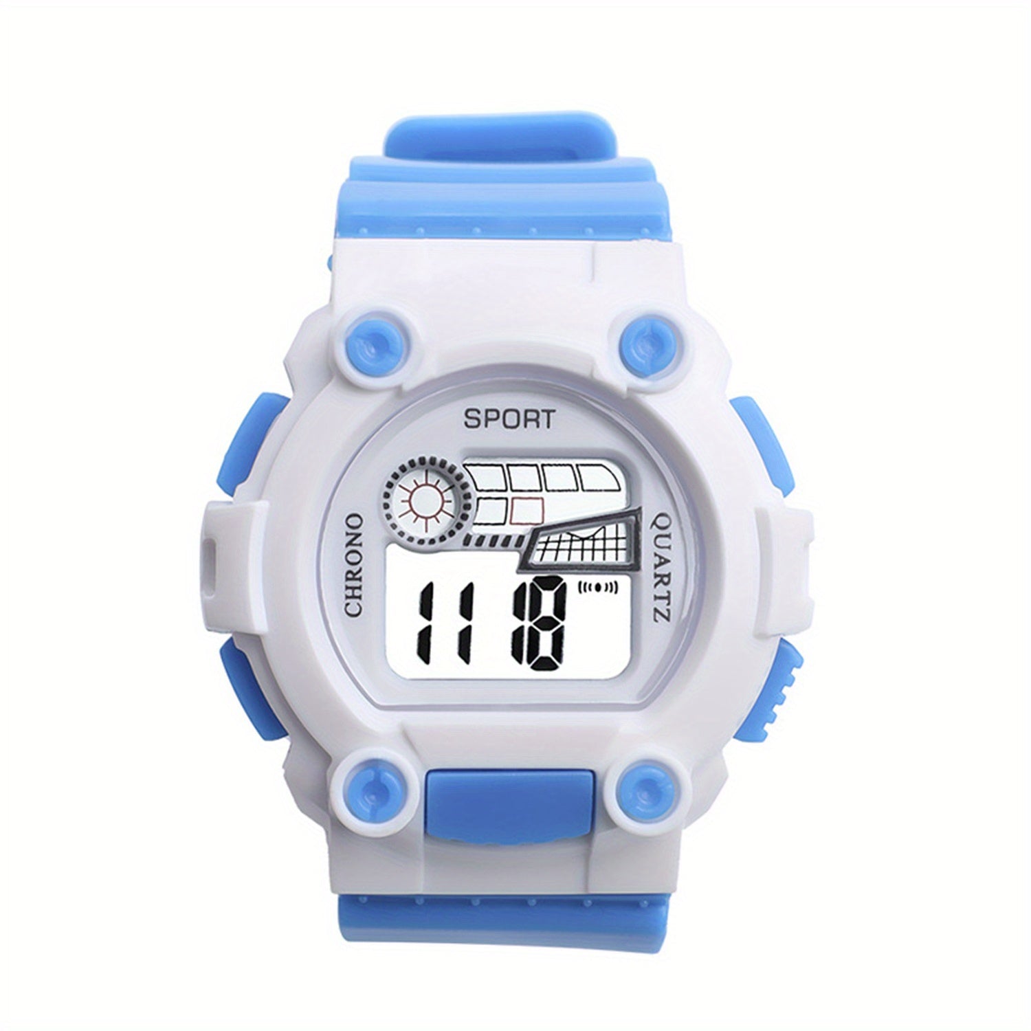 Electronic Watch Stopwatch alarm Clock luminous Screen Colorful Watch