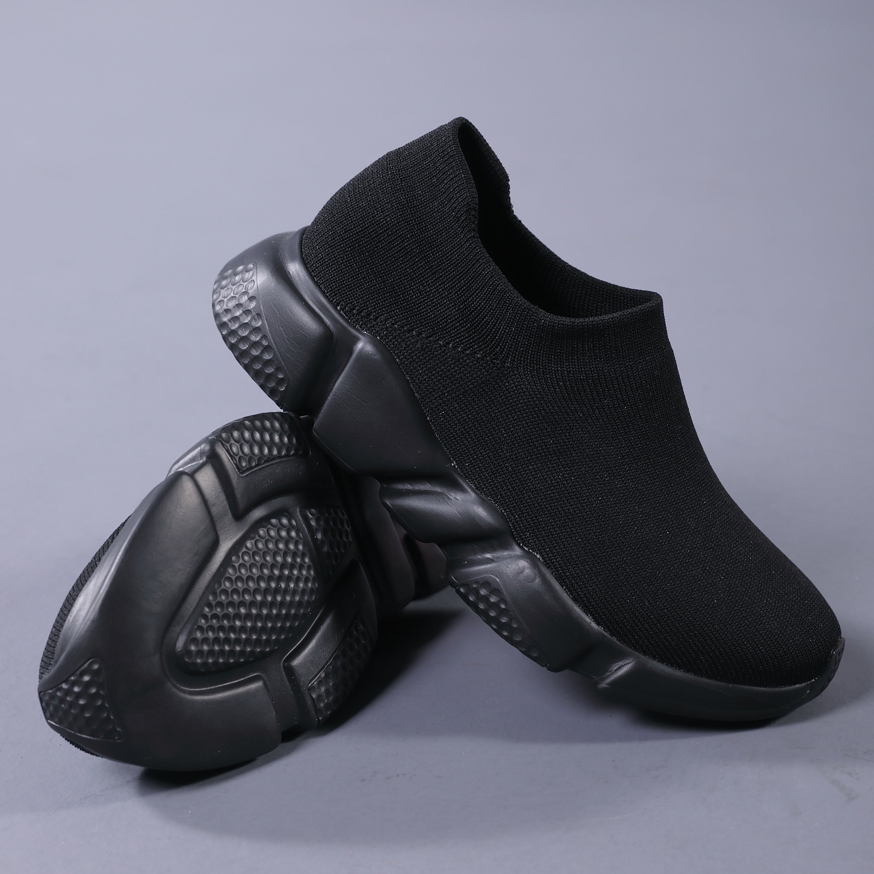 Breathable Chunky Sneakers Women Anti Slip Knit Mesh Comfortable Running