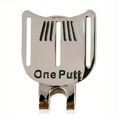 Magnetic Golf Ball Marker with Metal Construction and Hat Clip