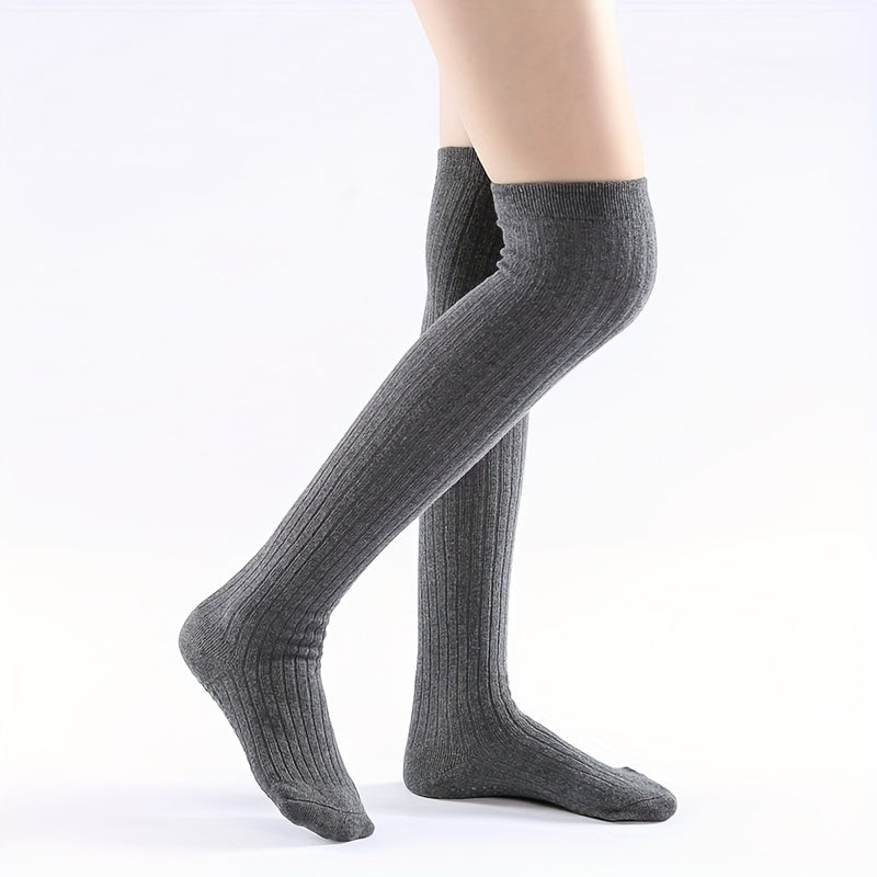 Long Tube Yoga Socks Warm & Non-slip Over The Knee Yoga Socks