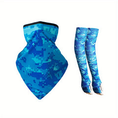 Summer Ice Silk Neck Gaiter Outdoor Sports Cycling Sleeve Cover