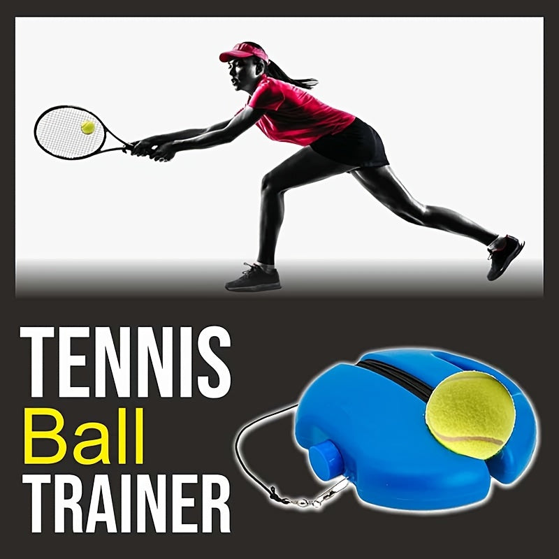 Single Tennis Trainer with Base and Ball